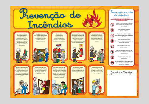 Jornal de Bandeja - Preveno de Incndios  / cd.INC-015
